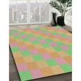 thumbnail image 3 of Ahgly Company Machine Washable Indoor Rectangle Transitional Slime Green Area Rugs, 2' x 4', 3 of 7
