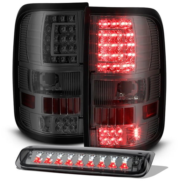 Fit 2004 2005 2006 2007 2008 Ford F150 Smoke LED Tail Lights+LED 3rd
