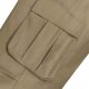 thumbnail image 4 of Ceisia Men's Gift Oversized Wide-leg Polyester Blend Cargo Pants Mid-Rise Elastic Drawstring Waist Large-capacity 3D Pockets Pants, 4 of 6