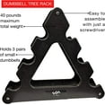 thumbnail image 4 of JFIT Dumbbell Tree Rack, Black - Holds up to 40 lbs of Dumbbells (NO WEIGHTS INCLUDED), 4 of 5