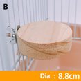 thumbnail image 1 of Pet Bird Parrot Cage Perch Stand Wood Platform Hamster Rest Rack Toy for Small Animals, 1 of 8