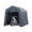 Gray, variant on COZONY 6x8 ft Portable Storage Shed with Roll-Up Zipper Doors, Waterproof PE Tarp, Steel Frame