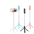thumbnail image 4 of Trípode con palo para selfies con Bluetooth para teléfono móvil, luz telescópica, minicámara portátil de mano, 4 of 5