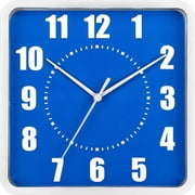 Mainstays Wall Clock, Blue