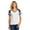 WHITE | HEATHERED TRUE NAVY, variant on Women's Game V-Neck T-Shirt Tee