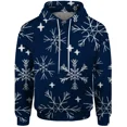 thumbnail image 4 of Sudadera con capucha con estampado de árbol de Navidad para hombre, marca Pinecone, sudaderas de invierno duraderas y asequibles con copos de nieve para hombre, 4 of 4