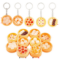thumbnail image 3 of 10Pcs Mini Food Keychain Steamed Stuffed Bun Keychain Cute Delicious Food Keychain Key Ring for Phone and Bag Decoration, 3 of 5