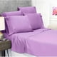 thumbnail image 5 of Juego de Sábanas Tacto Algodón King Size 4 Piezas Ultra Suaves y Frescas Color Lila Kyuden Home, 5 of 5