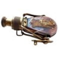 thumbnail image 4 of Antique Style Ships Pocket Monocular Brass Telescope With Leather Box Rustic Vintage home decor Gift, 4 of 4