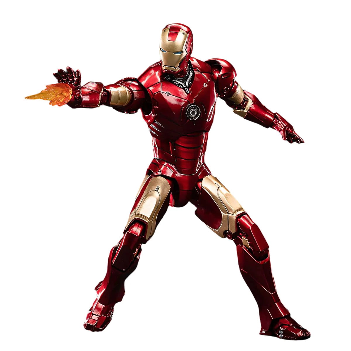 ZD Toys 1/10 Scale Iron Man MK3 Red and Gold Suit Collectors Action Figure