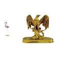thumbnail image 1 of Estatua de flamenco de resina, escultura, figura de ave, adorno de jardín. Pluma meticulosamente repujada en resina, ideal para sala de estar, patio t, 1 of 7