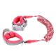 thumbnail image 2 of Pulsera de seguridad para niños, pulsera reflectante multifuncional, arnés de correa para exteriores, rosa roja, 6,6 pies (reflectante con cerradura), 2 of 9