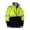 Hi-vis Yellow, variant on Protective Industrial Products Ansi R3 Black Bottom Bomber Jacket Hi Vis Lime Yellow Xl