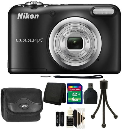 Brand New Nikon COOLPIX A10 16.1 MP Compact Digital Camera (Black) + Great Value (10 Best Compact Digital Cameras)