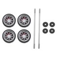thumbnail image 2 of 4x 1/64 Diecast Racing Model Car Alloy Rubber Wheel & Neumáticos Repuestos G6 perfke neumáticos de ruedas de coche, 2 of 7