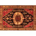 thumbnail image 1 of Ahgly Company Indoor Rectangle Medallion Orange Traditional Area Rugs, 7' x 10', 1 of 1