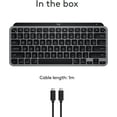 thumbnail image 4 of LOGITECH Touches MX MINI pour MAC (Gris Cosmique), 4 of 5