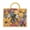 Yellow, variant on YIFEI Bamboo Handle Sequin Embroidered Floral Tote Bag Evening Handbag for Wedding Party