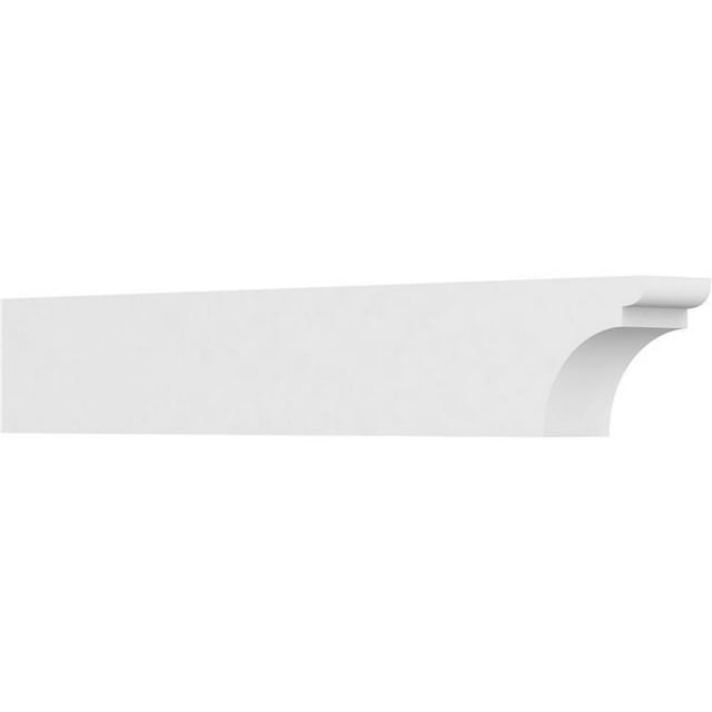 Ekena Millwork RFTP04X06X36YOR 6 x 4 x 36 Po Standard Yorktown Architecture Grade Queue de Chevron PVC