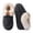 Black, variant on Booties Slippers for Women Moccasin House Shoes Fluffy Furry Collar Memory Foam Warm Winter Fuzzy Slippers