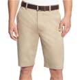 thumbnail image 1 of Greg Norman Mens Microfiber Casual Chino Shorts, Beige, 40, 1 of 1