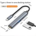 thumbnail image 5 of USB C Laptop Docking Station, 3-In-1 Type C Hub, with USB2.0,PD 87W, 5 of 5