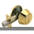 thumbnail image 1 of Boulon Mort Simple Cylindre Pro&44; Laiton Poli, 1 of 1