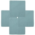 thumbnail image 3 of ELAYARD Sky-Blue Water Absorbent Canvas Coasters for Coffee Table 4Pcs, 3 of 8