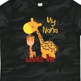 thumbnail image 4 of Inktastic My Nana Loves Me Giraffe Boys or Girls Toddler T-Shirt, 4 of 5