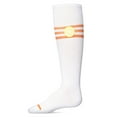 thumbnail image 3 of MeMoi  Summer Sweets Varsity Cotton Blend Knee High Sock - Girls - Female, 12, Tangerine, 3 of 3