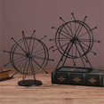 thumbnail image 5 of Gift Handicraft Creative Nordic Wrought Iron Craft Desktop Ornament Ferris Wheel Model Art Figurine GOLD ROTATABLE, 5 of 8