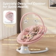 thumbnail image 2 of Baby Swing FasonBaby Electric con 10 melodías y 5 velocidades, color rosa, 2 of 9