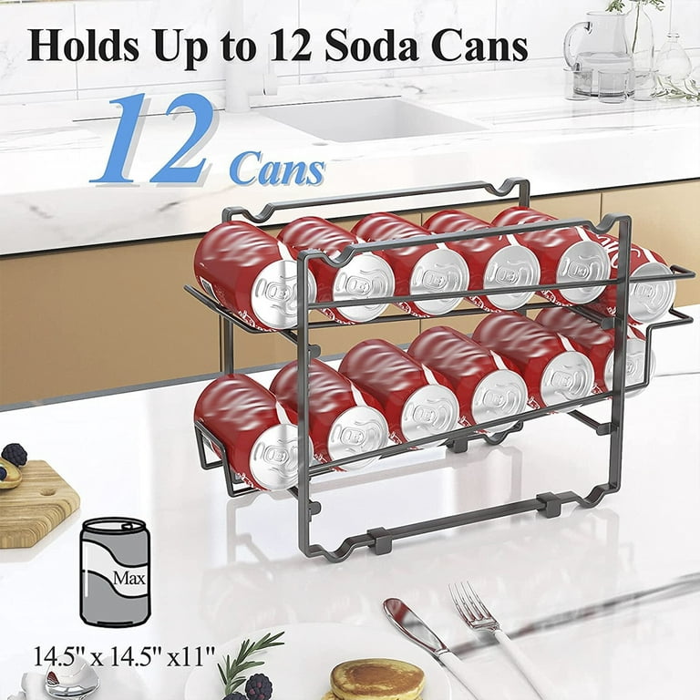 Stackable Soda Can Rack (24 Cans) – Sorbus Home
