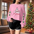 thumbnail image 4 of Elvqul Long Sleeve Shirts for Women Graphic Sweatshirt Crop Winter Spring Womens Shirts Casual, 4 of 7
