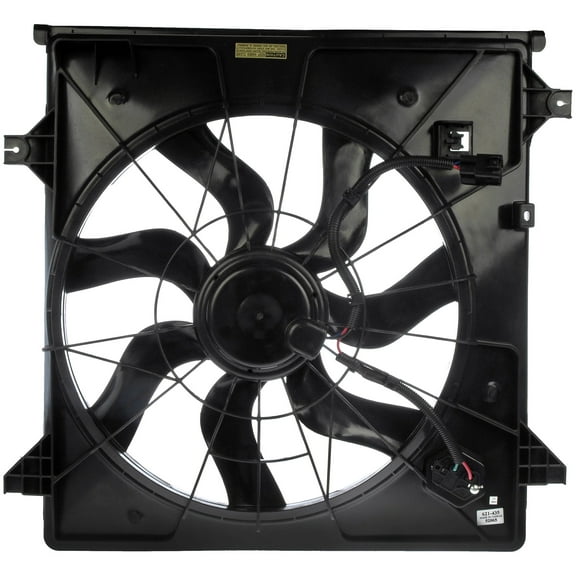 Dorman 621-435 Engine Cooling Fan Assembly for Specific Kia Models Fits 2009 Kia Borrego