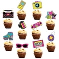 thumbnail image 5 of 90s Party Supplies - Back to the 90s Party Decorations Set Including HAPPY BIRTHDAY Banner, Hanging Swirls, 90s Element Bunting, Plates, Cups, Napkins, Tableware, Tablecloth, Balloons - Serves 20, 5 of 6