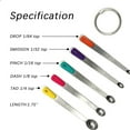 thumbnail image 3 of 5 Stainless Steel Baking Powder Measuring Spoons Pepper Spoons Small Flour Teaspoons with Clear Graduations Kitchen Gadget Home Supplies, 3 of 8