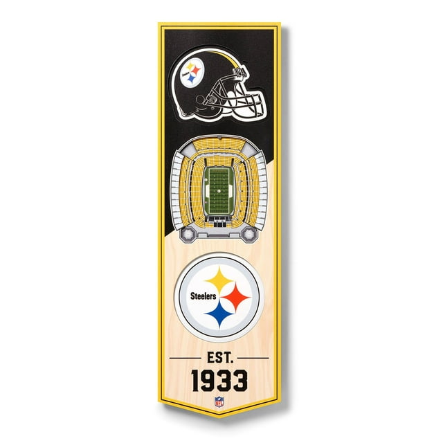 YouTheFan NFL 6" x 19" 3D Stadium View Banner