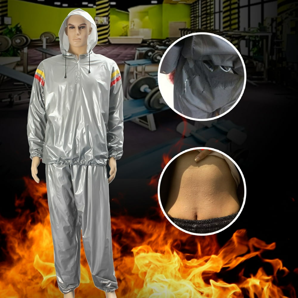 Hooded Sauna Suit Gym Performance Sauna Sweat Suit Workout