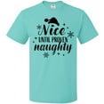 thumbnail image 3 of Inktastic Christmas Nice Until Proven Naughty T-Shirt, 3 of 5