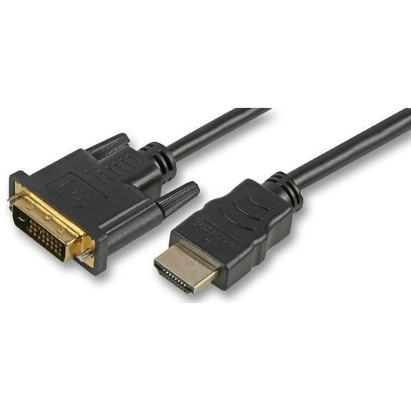 PRO SIGNAL - HDMI A Male to DVI-D Male Lead with Gold Plated Connectors, 3m
