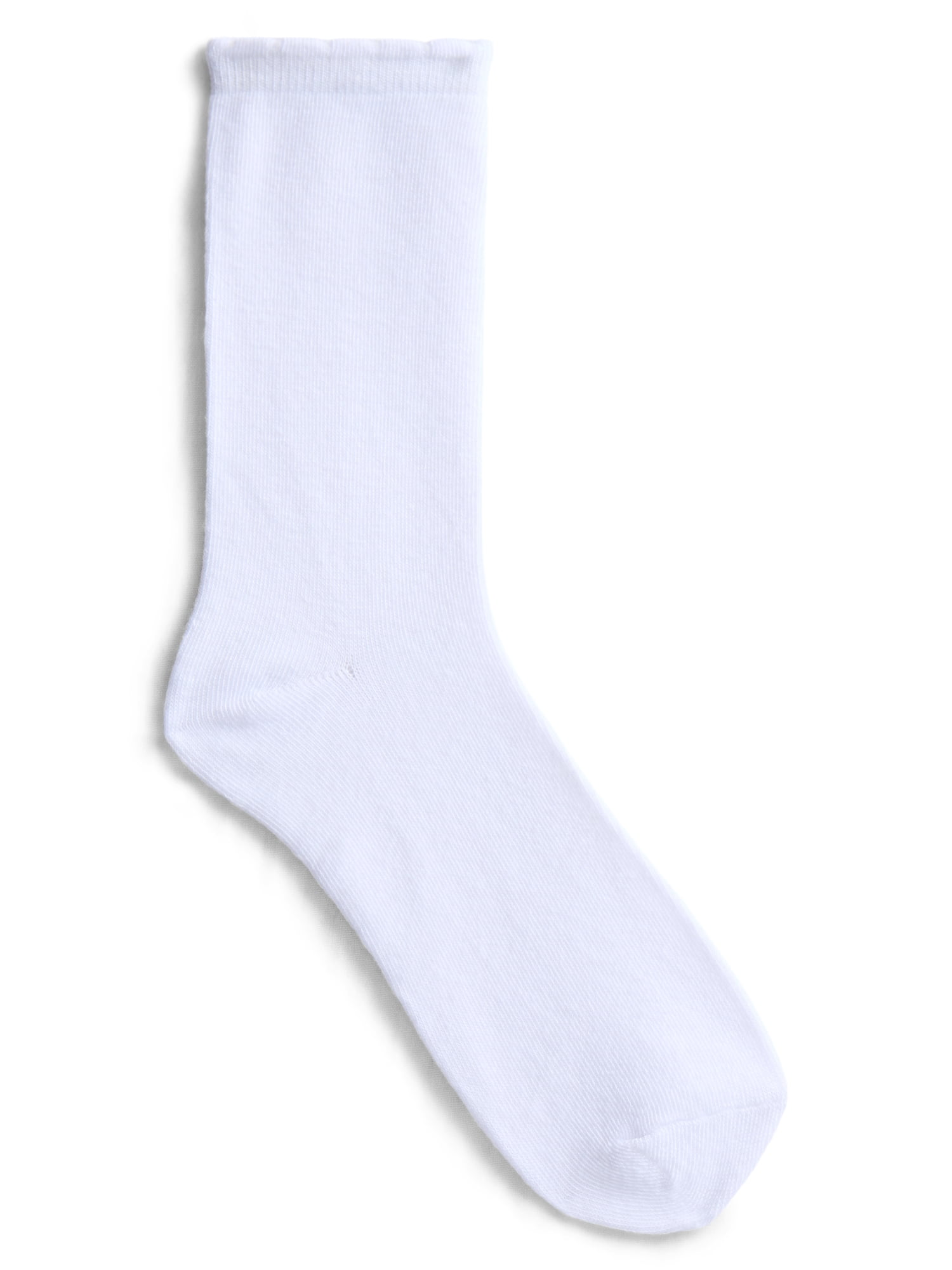 Joyspun Women’s Crew Dress Socks, 6-Pack, Shoe Sizes 4-10