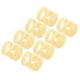 thumbnail image 4 of Ensemble de Pics pour Doigts, 8 Pcs Résistants aux Déchirures 0,63 Po X 0,63 Po Pics d'Instruments à Cordes Pic pour Doigts Durable pour Basses pour Ukulélé pour Guitares 6L+2M,2L+6M, 4 of 8