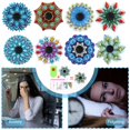 thumbnail image 1 of 1 Set Fingertip Spinner Ultra-quiet Long Rotation Time Multi-color Drill  Painting Fingertip Spinner for Handicraft, 1 of 8