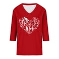 thumbnail image 4 of MuXiKeJi Clothes Valentines Shirt for Women Romantic Love Heart Bow T-Shirts Valentine Day Lover Tee Tops, 4 of 4