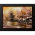 thumbnail image 2 of Chodyukov, Aleksander 14x12 Black Modern Framed Museum Art Print Titled - Snowy River Bank, 2 of 5