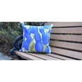 thumbnail image 2 of Simply Daisy, 20" x 20" Sunset Tulip Orange Floral DecorativeOutdoor Pillow, 2 of 2