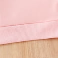 thumbnail image 4 of Vedolay Tops for Girls Hoodie Long Sleeve Sweatshirt Pullover Tops Fall Loose Shirt with pocket,Pink 3-4 Years, 4 of 5