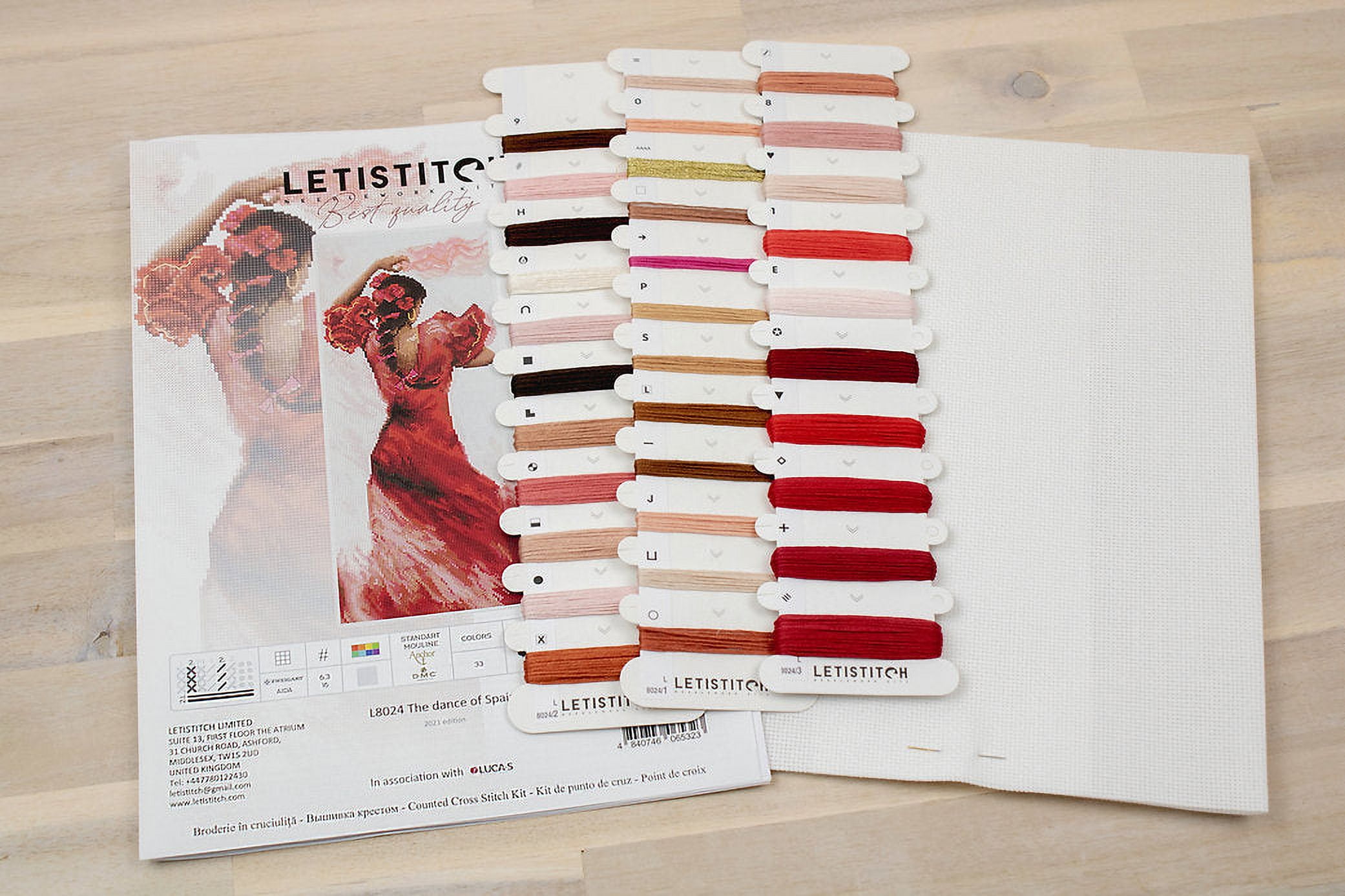 Letistitch The Dance of Spain Counted Cross-Stitch Kit