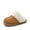 CAMEL, variant on Kids House Fuzzy Slippers Warm Slip-On Indoor/Outdoor Shoes for Little & Big Kids